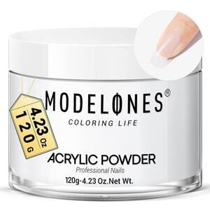 MODELONES Professional Clear Acrylic Powder Transparent CLEAR ACRYLIC